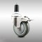 Service Caster 4 Inch 316SS Gray Poly Swivel 1-3/8 Inch Expanding Stem Caster Lock Brake SCC SCC-SS316TTLEX20S414-PPUB-138 - alternate 2